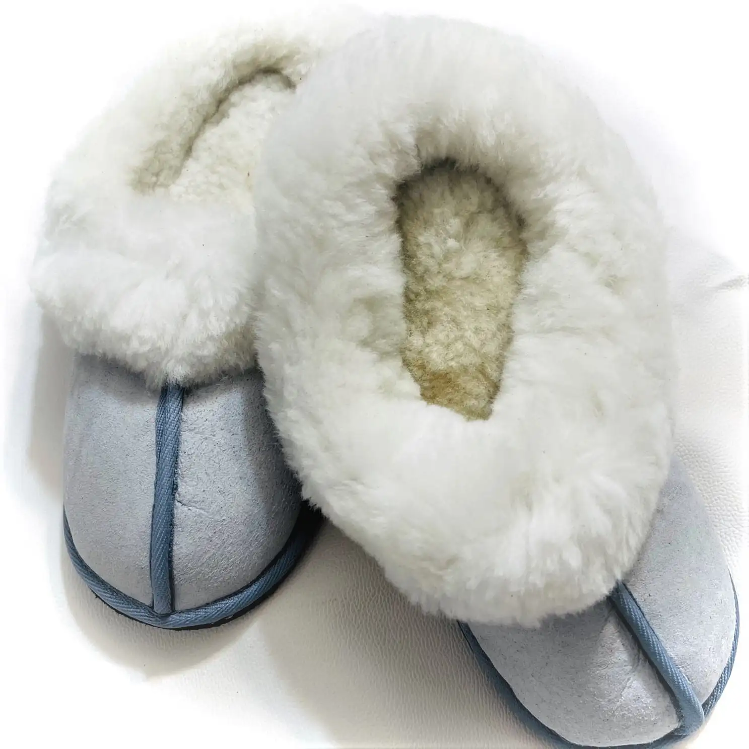 Sheepskin Slippers - Delux Slip on with Rubber Sole