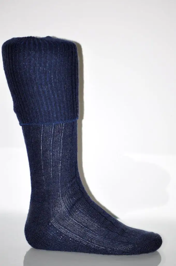 MS 8967 - Safari Mohair Socks with Mohair Foot and Cotton Leg  (Knee Length) New