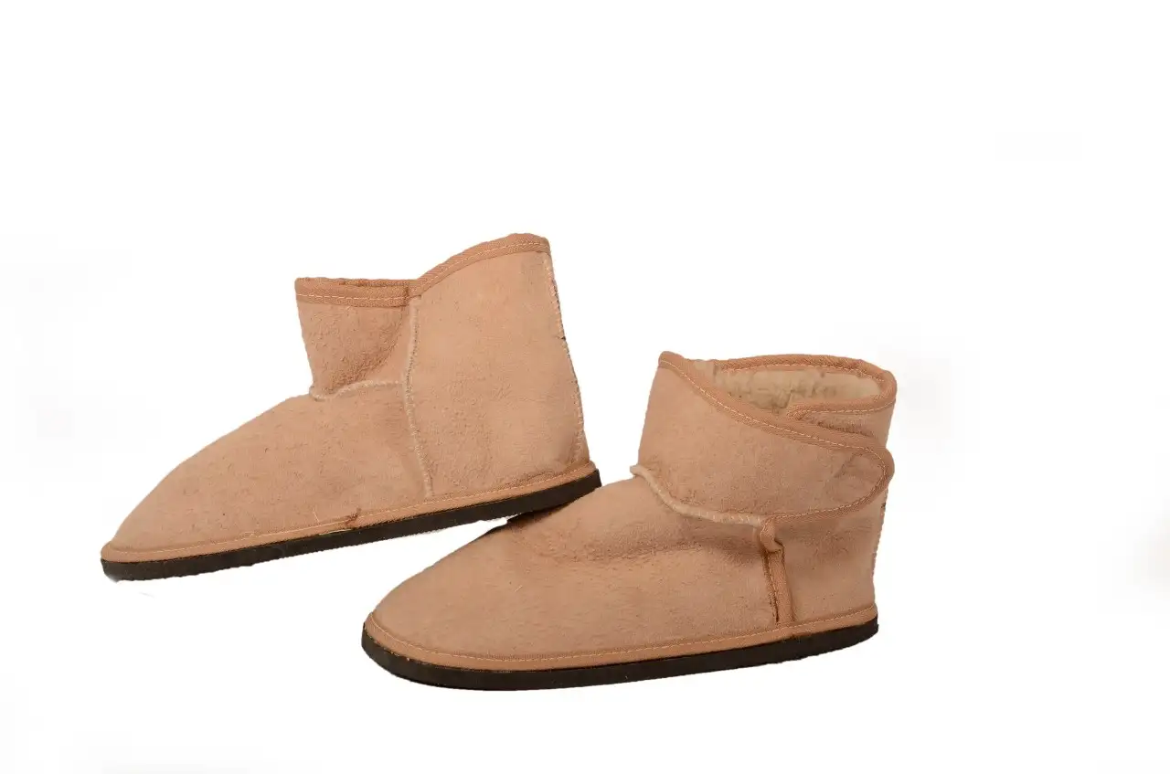 Kiddy / Baby Sheepskin Slippers - Boot with Ankle Strap. On SPECIAL. End of Range. - Image 4