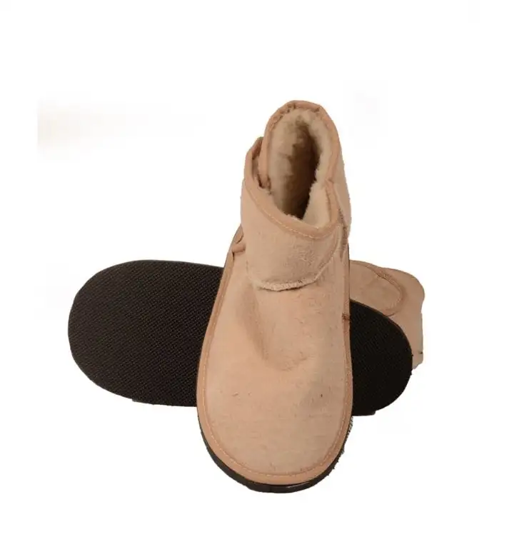 Kiddy / Baby Sheepskin Slippers - Boot with Ankle Strap. On SPECIAL. End of Range. - Image 6