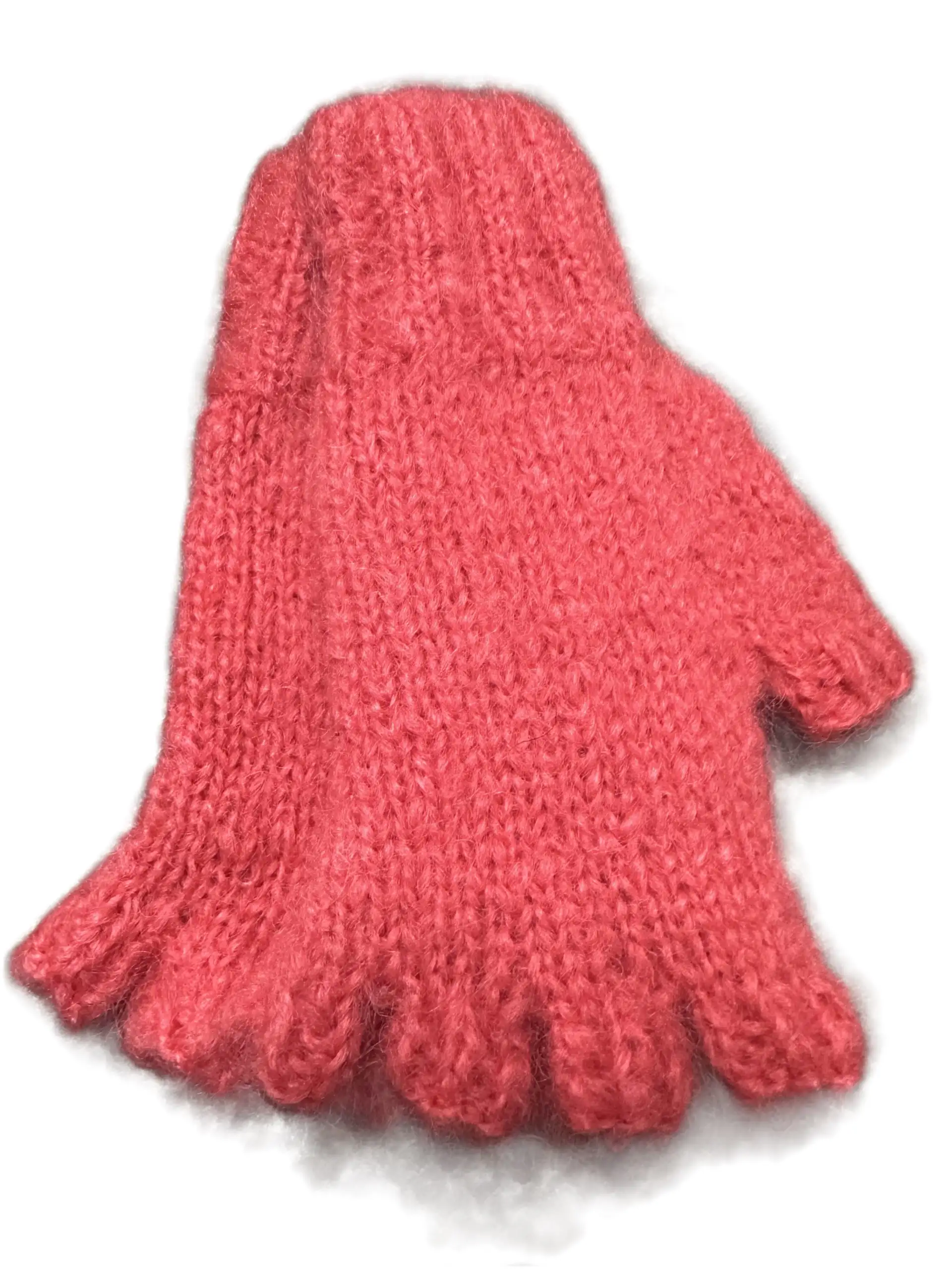 KHFG Mohair Gloves Knitted - Half Finger/ Open Tips - Image 12