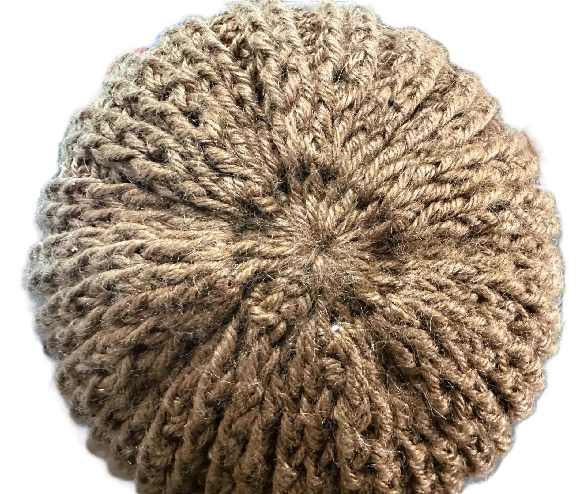Beanie-Reversible Ribbed Hat - Hand Crochet - Image 6