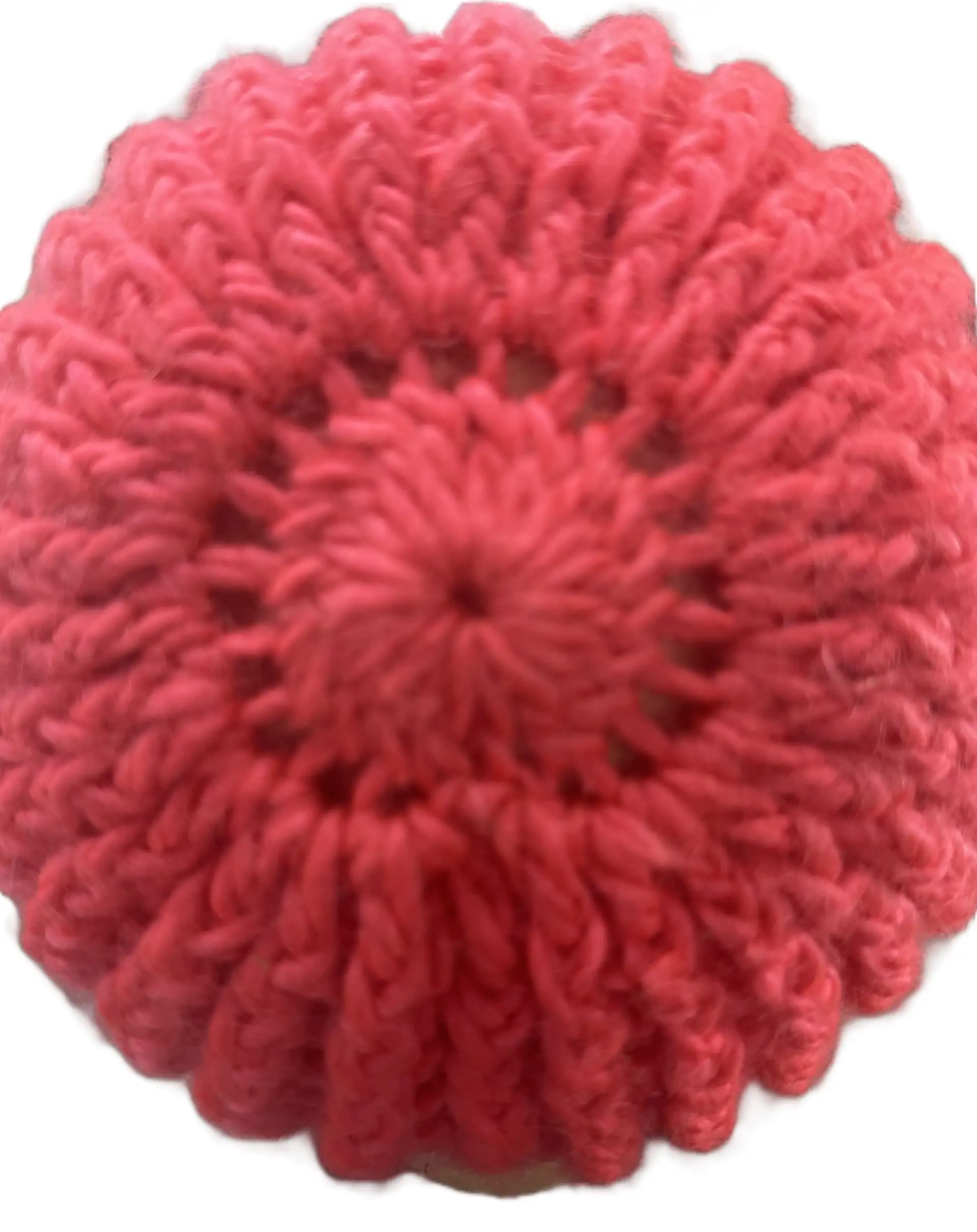 Beanie-Reversible Ribbed Hat - Hand Crochet - Image 3