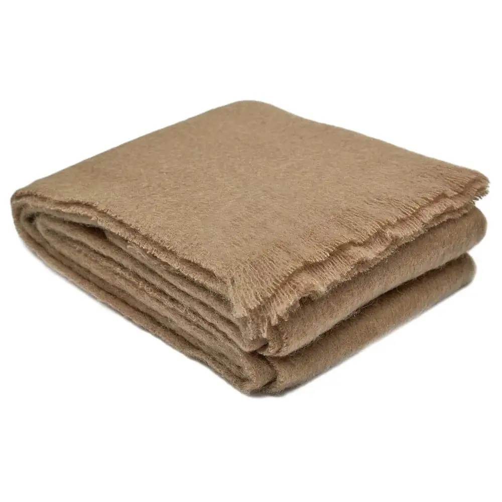Ingubo Mohair Blanket Solid Shade-IG 1020 Putty - Light Brown