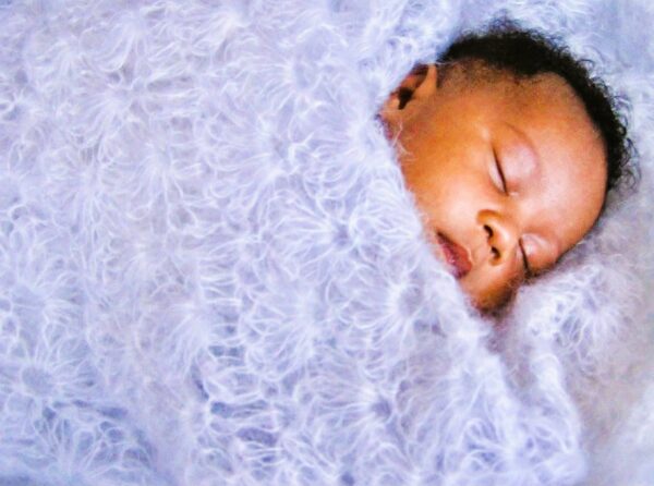 Kid Mohair Baby Blanket -Crochet Blanket - Image 5