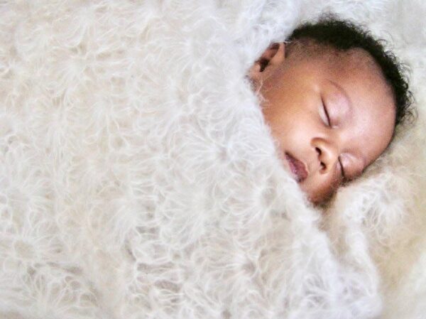 Kid Mohair Baby Blanket -Crochet Blanket - Image 2