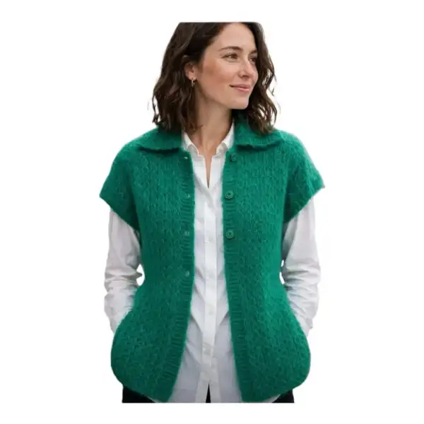Mohair Jersey- Chunky Super Soft Hand Knitted - Image 7