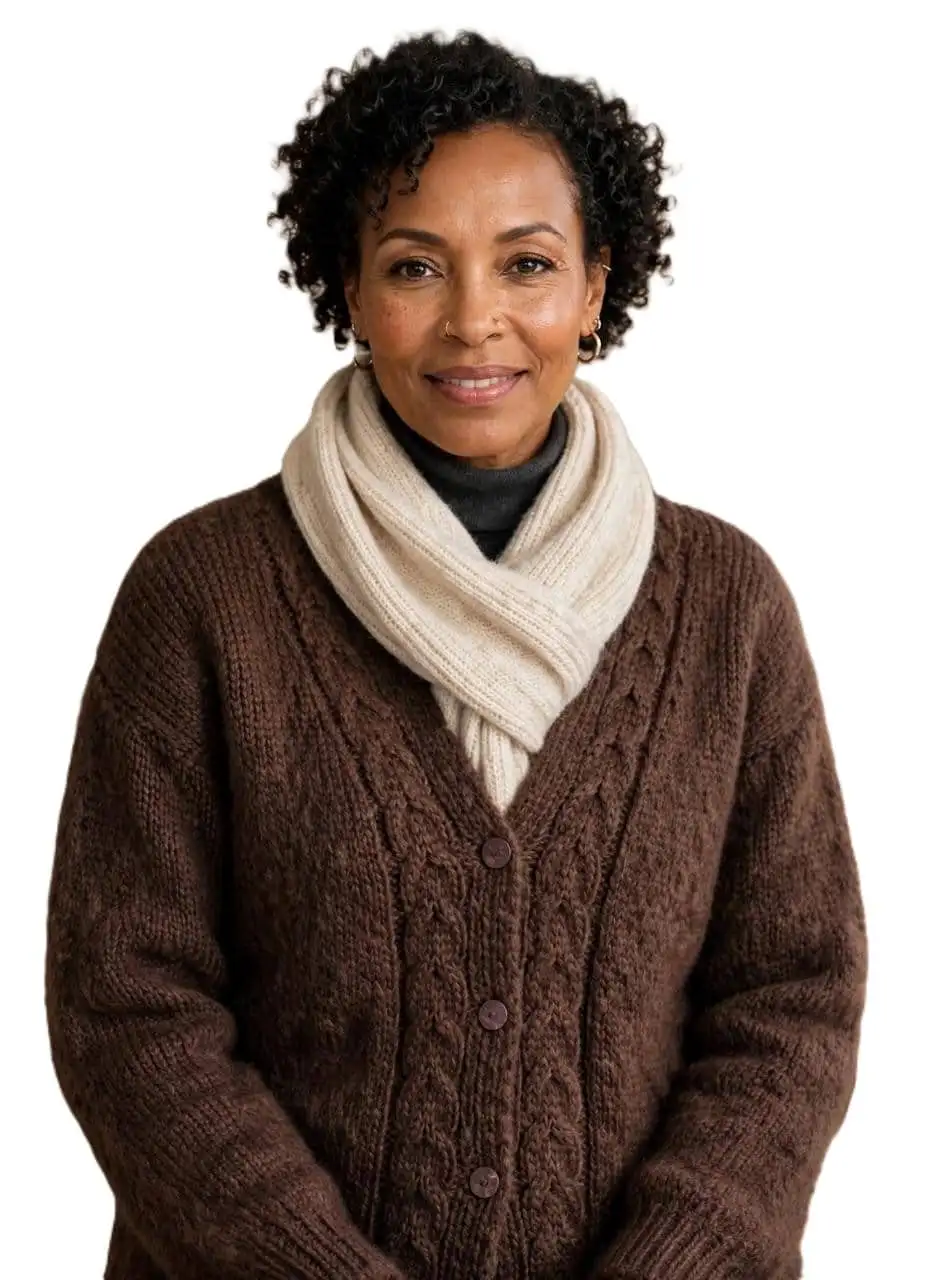 Mohair Jersey- Chunky Super Soft Hand Knitted - Image 2