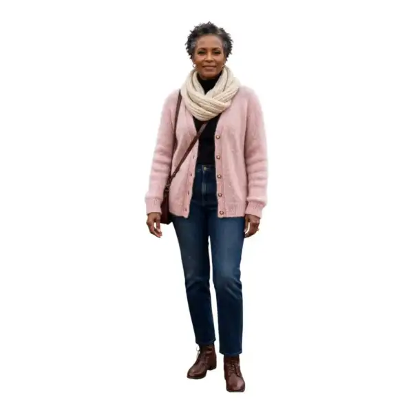 Mohair Jersey- Chunky Super Soft Hand Knitted - Image 5
