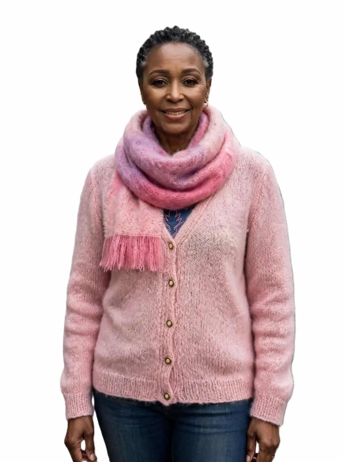 Mohair Jersey- Chunky Super Soft Hand Knitted - Image 4